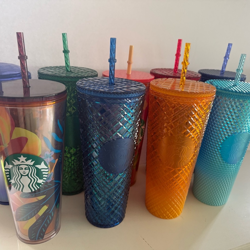 Starbucks Colorful Tumbler Cup Set